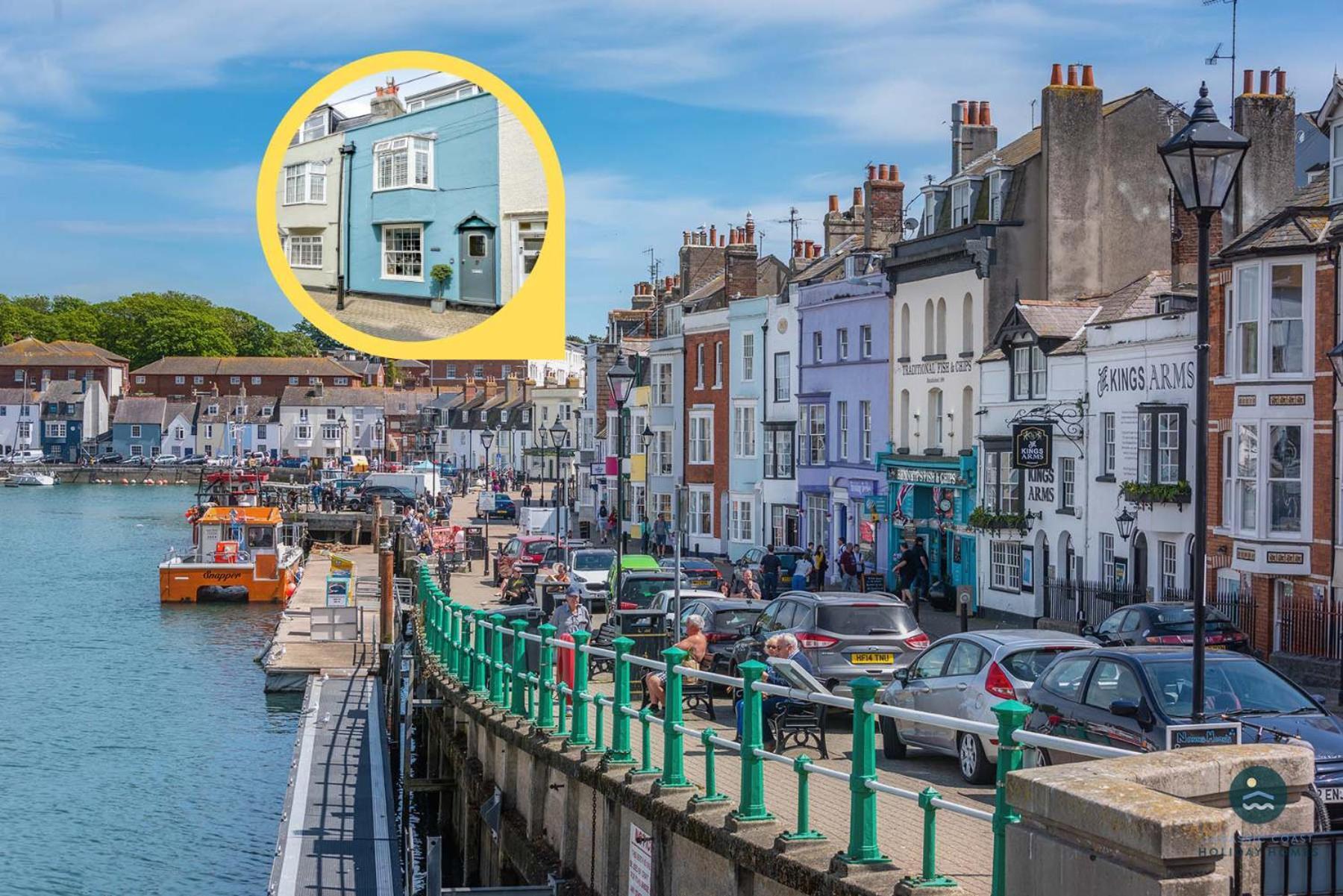 Cobb Cottage - Harbourside Permit Parking Weymouth Exterior foto